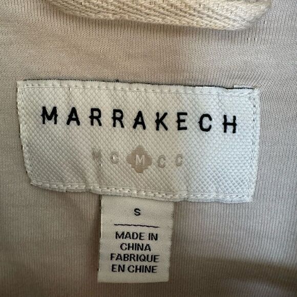 Marrakech by Anthropologie Zip-Front Moto Jacket with Oversized Collar Size S - Picture 7 of 12